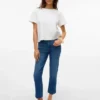 Awalice High Rise Mom Fit-Jeans