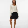 Awjusti kort shorts med høj talje
