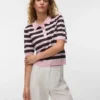 Awoline strikket poloshirt