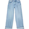 Awrena jeans med mellemhøj talje og bred benvidde