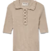 Awshirli strikket poloshirt