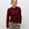 Awsikita strikket poloshirt