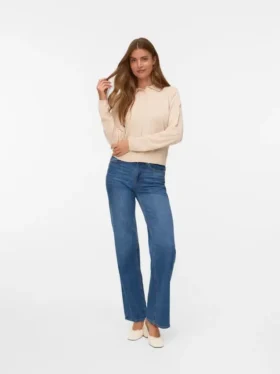 Awsikita strikket poloshirt