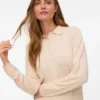 Awsikita strikket poloshirt