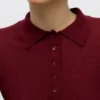 Awsikita strikket poloshirt