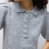 Awtassa strikket poloshirt
