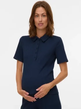 Bodycon-pasform Polo-skjorte