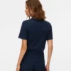 Bodycon-pasform Polo-skjorte