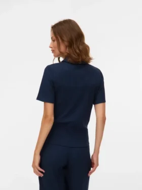Bodycon-pasform Polo-skjorte