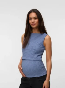 Bodycon-siddende top med bådudskæring