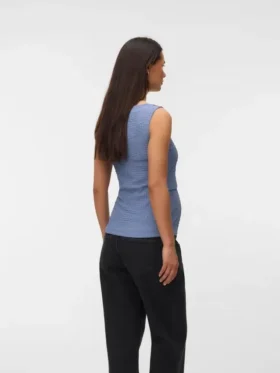 Bodycon-siddende top med bådudskæring