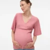 Bodycon-siddende top med V-udskæring