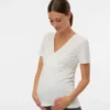 Bodycon-siddende top med V-udskæring