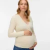 Bodycon-siddende top med V-udskæring
