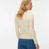 Bodycon-siddende top med V-udskæring