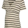 Bodycon-siddende top med V-udskæring