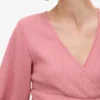 Bodycon-siddende top med V-udskæring