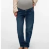 Jeans med almindelig pasform og mellemhøj talje
