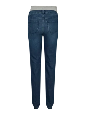 Jeans med almindelig pasform og mellemhøj talje