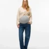 Jeans med almindelig pasform og mellemhøj talje