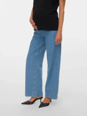 Jeans med bred benvidde