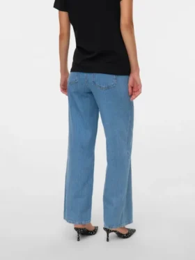 Jeans med bred benvidde