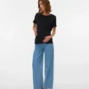 Jeans med bred benvidde