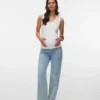 Jeans med bred benvidde