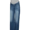 Jeans med bred benvidde og mellemhøj talje