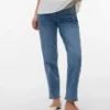 Jeans med mom-fit og mellemhøj talje