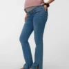 Jeans med udvidet ben