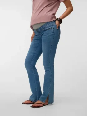Jeans med udvidet ben