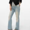 Jeans med udvidet ben