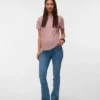Jeans med udvidet ben