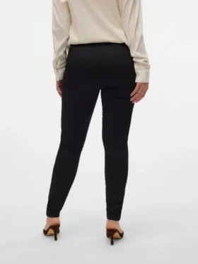 Jeggings med slank pasform og høj talje