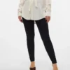 Jeggings med slank pasform og høj talje