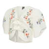 Kort V-hals-top
