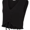Kort V-hals-top