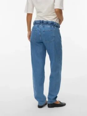 Mom Fit-jeans med lav talje