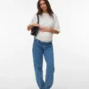 Mom Fit-jeans med lav talje