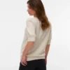 Pullover med almindelig pasform, rund hals og ribkantede manchetter