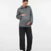 Pullover med høj hals og almindelig pasform