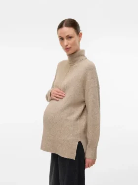 Pullover med rullekrave i regular fit