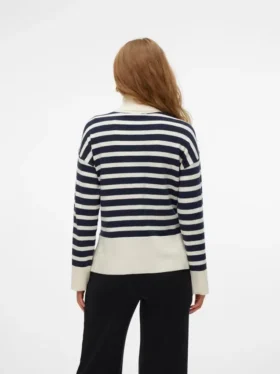 Pullover med rullekrave i standardpasform