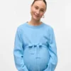 Pullover med rund hals og almindelig pasform