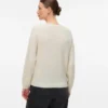 Pullover med rund hals og almindelig pasform