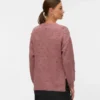 Pullover med rund hals og almindelig pasform