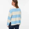 Pullover med rund hals og almindelig pasform