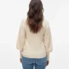 Pullover med rund hals og almindelig pasform
