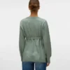 Pullover med rund hals og almindelig pasform